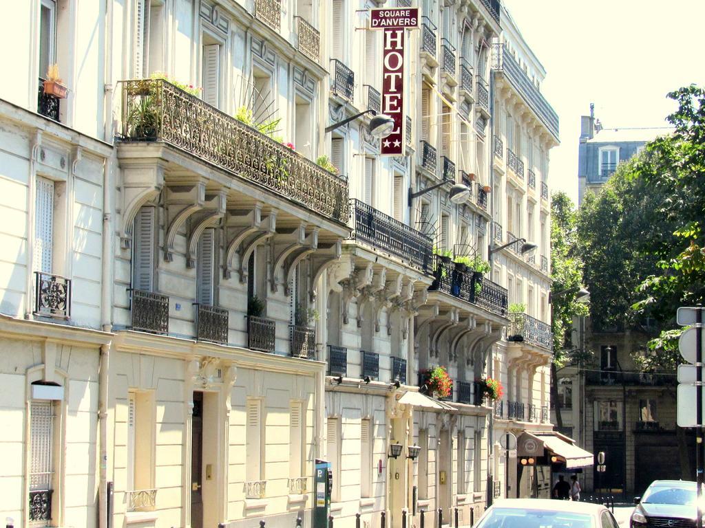 Hotel Du Square D'Anvers Paris Eksteriør billede